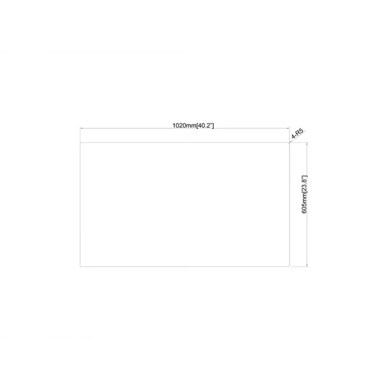 Näytönsuoja Multibrackets M Safety Sheet Polycarbonate 43 läpinäkyvä