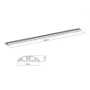 Multibrackets M kaapelikotelo lattia musta – 139 mm L – 1100 mm P