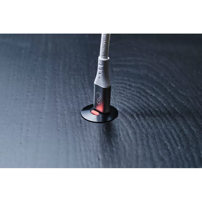 USB-C–USB-C-kaapeli Ochno O-USBG2-70-1 — USB 3.2 Gen 2, DP Alt Mode 1.4, uros–uros, punottu, 0,7 m, valkoinen