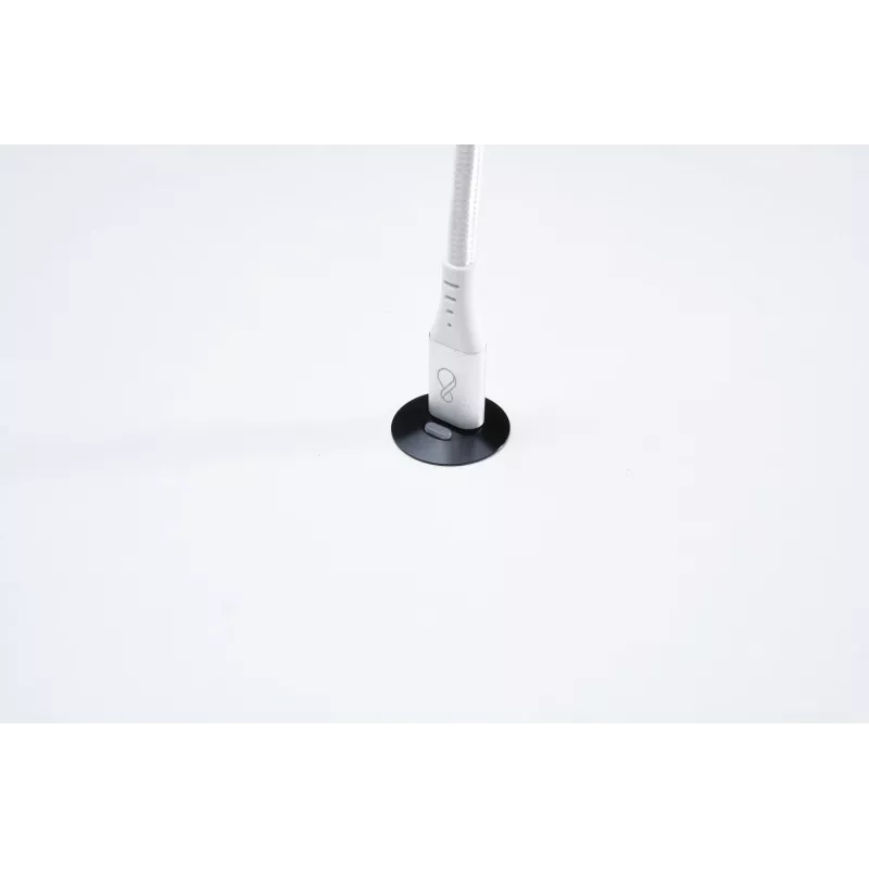 USB-C–USB-C-kaapeli Ochno O-USBG2-70-1 — USB 3.2 Gen 2, DP Alt Mode 1.4, uros–uros, punottu, 0,7 m, valkoinen