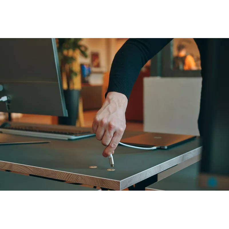 Ochno O-DO-100-2, USB C, USB 3.2 Gen 2 (3.1 Gen 2), 10000 Mbit/s, pöytäasennus, työpöytä, uros