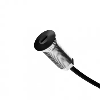 USB-C-pistorasialaturi Ochno O-CO-200-BL-1 2 m kaapeli, ruuvikiinnitys, musta