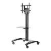 Peerless SR575M -multimediavaunu/jalusta, musta, taulutelevisio