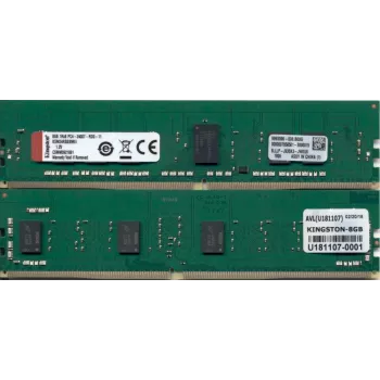 Kingston Server Premier - DDR4 -moduuli - 8 GB - DIMM 288-pin 2400 MHz / PC4-19200 CL17 1.2 V rekisteröity ECC