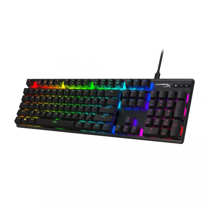 HyperX Alloy Origins -näppäimistö, peli, USB, QWERTY, US-englanti, musta