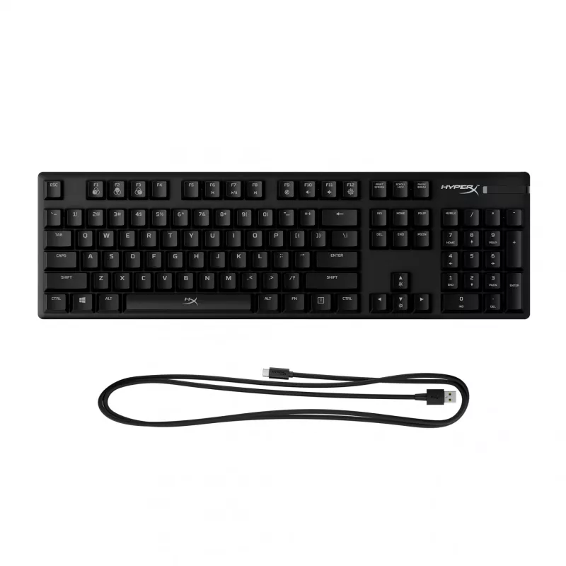 HyperX Alloy Origins -näppäimistö, peli, USB, QWERTY, US-englanti, musta
