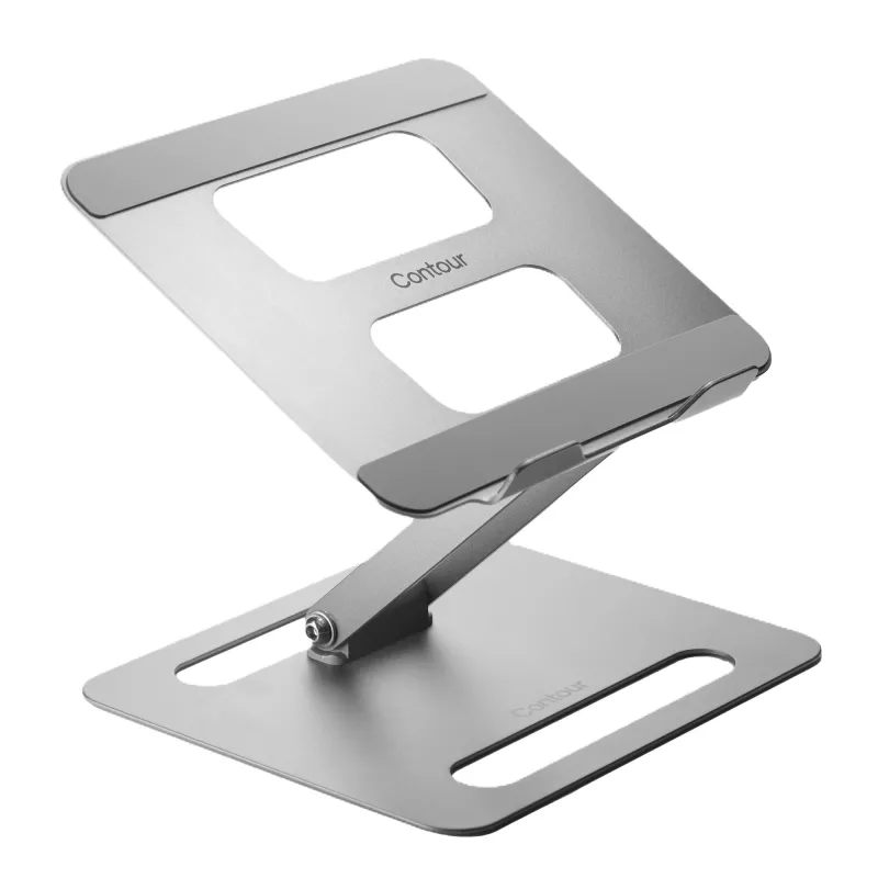 Kannettavan tietokoneen teline Contour Design Laptop Riser Steel harmaa korkeus 45-310mm