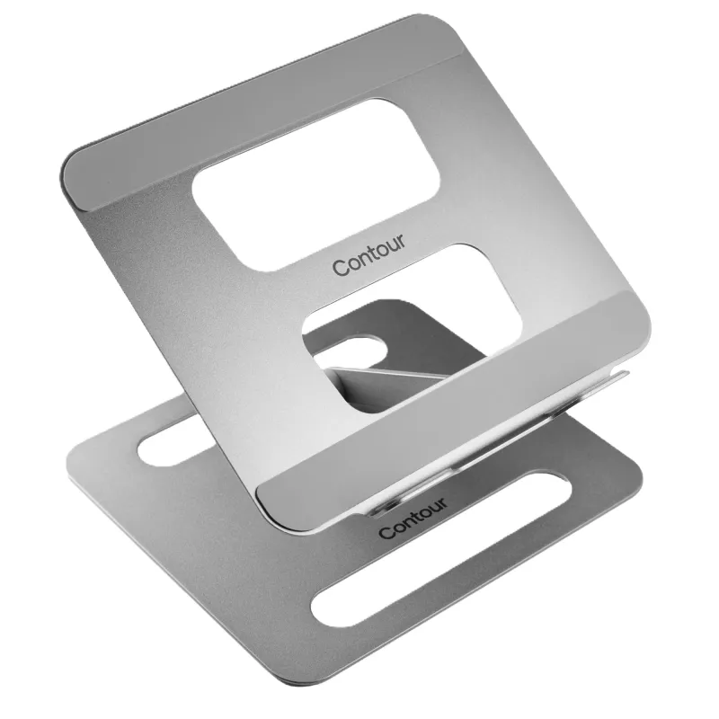 Kannettavan tietokoneen teline Contour Design Laptop Riser Steel harmaa korkeus 45-310mm