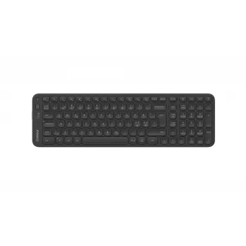 Näppäimistö Contour Balance Mid-Size Wireless — Contour; Pan-Nordic-asettelu, RF Wireless + Bluetooth, 106 painiketta, saksikytkimet, musta
