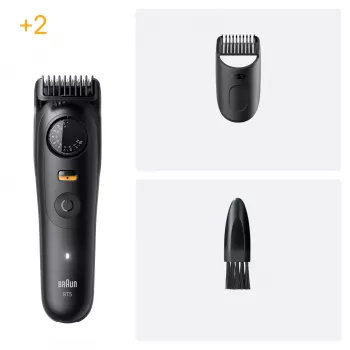 Braun BeardTrimmer 5 BT5500 partatrimmeri paristo 20 2 cm märkä & kuiva musta