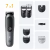 Braun AIO5520 hiustenleikkuukone/trimmeri musta, harmaa 14 litiumioni (Li-Ion)
