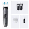 Braun AIO3500 hiustenleikkuukone/trimmeri musta, harmaa 14 nikkelimetallihydridi (NiMH)