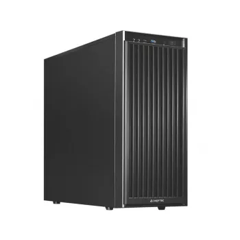 Tietokonekotelo CHIEFTEC BW-01B-OP Midi Tower ATX/ITX, tukee 6×3,5 tuumaa + 4×2,5 tuumaa, 2×5,25 tuumaa, takana 1×120 mm, SGCC, musta, 200×510×465 mm
