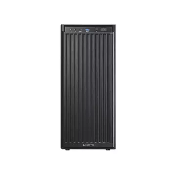 Tietokonekotelo CHIEFTEC BW-01B-OP Midi Tower ATX/ITX, tukee 6×3,5 tuumaa + 4×2,5 tuumaa, 2×5,25 tuumaa, takana 1×120 mm, SGCC, musta, 200×510×465 mm