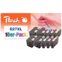 Peach 0F319986 mustepatruuna 10 kpl musta, syaani, magenta, keltainen