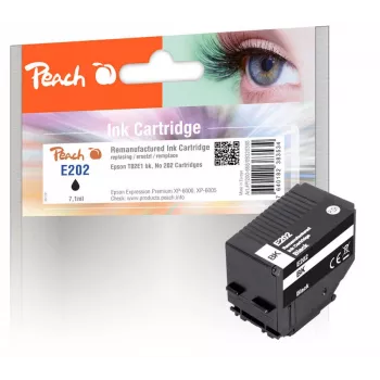 Peach PI200-668 mustepatruuna 1 kpl yhteensopiva vakiiriitto musta