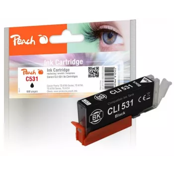 Peach PI100-498 mustepatruuna 1 kpl yhteensopiva vakiokesto musta