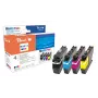 Peach PI500-273 mustepatruuna 4 kpl yhteensopiva musta, syaani, magenta, keltainen