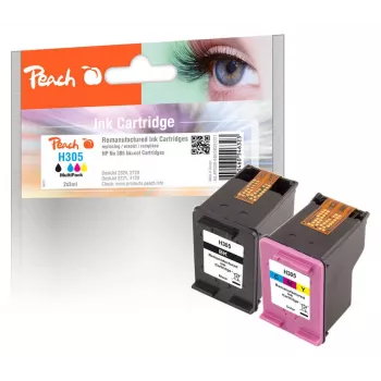 Peach PI300-948 mustekasetti 2 kpl yhteensopiva musta, magenta, keltainen, syaani