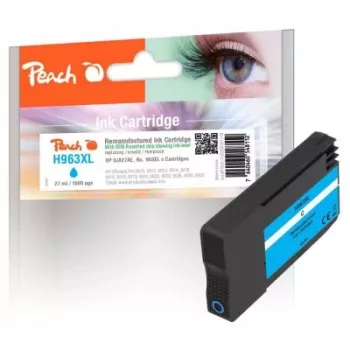 Peach PI300-1028 mustekasetti 1 kpl yhteensopiva suuri (XL) kapasiteetti syaani