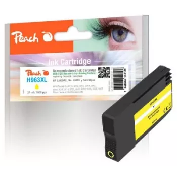 Peach PI300-1030 mustekasetti 1 kpl yhteensopiva suuri (XL) kapasiteetti keltainen