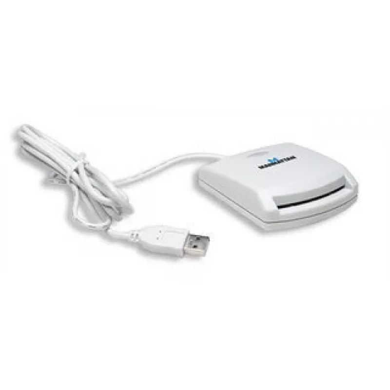 Manhattan 172844 älykortinlukija USB 1.1 valkoinen