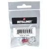 Intellinet Keystone-liitäntä, Cat6, UTP, LSA, valkoinen, litteä, valkoinen, RJ-45, naaras, 22/26, Cat6
