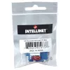 Intellinet Keystone-liitäntä, Cat6, UTP, LSA, sininen, litteä, sininen, RJ-45, naaras, 22/26, Cat6