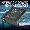 Intellinet Power over Ethernet (PoE+) -jaotin, IEEE802.3at, 5, 7,5, 9 tai 12 V DC -lähtöjännite