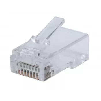 Intellinet 791090 johdinliitin RJ45 läpinäkyvä