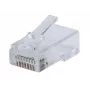 Intellinet 791090 johdinliitin RJ45 läpinäkyvä