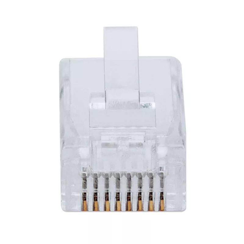 Intellinet 791090 johdinliitin RJ45 läpinäkyvä