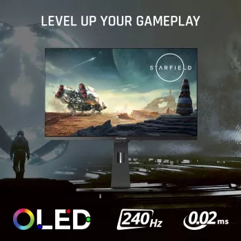 Viewsonic XG272-2K-OLED tietokonemonitori 68,6 cm (27 tuumaa) 2560 x 1440 pikseliä Quad HD musta, valkoinen