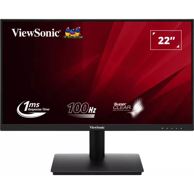 Viewsonic VA220-H tietokonemonitori 55,9 cm (22 tuumaa) 1920 x 1080 pikseliä Full HD LED musta