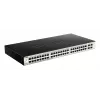 D-Link DGS-1210-52/ME Managed L2 Gigabit Ethernet (10/100/1000) 1U musta