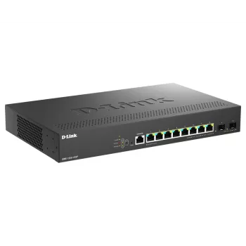D-Link DMS-1250-10SP/E verkkokytkin Managed 2.5G Ethernet (100/1000/2500) Power over Ethernet (PoE) musta