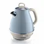 Ariete 2869 Vintage vedenkeitin, ruostumaton teräs, 1,7 l, automaattinen virrankatkaisu, 2000 W, vedelle, teelle ja yrttijuomille, pastellinsininen