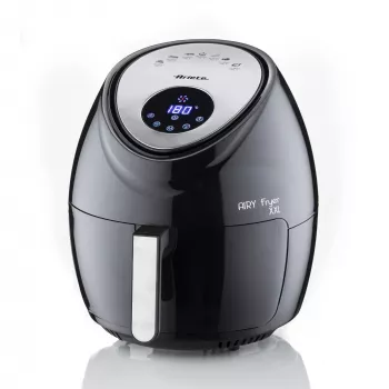 Ariete 4618 Airy Fryer XXL - kiertoilmakypsennin - 2,5 kg ranskalaisia - 7 litraa - ruoanlaitto ilman öljyä ja rasvaa - 1800 wattia - musta
