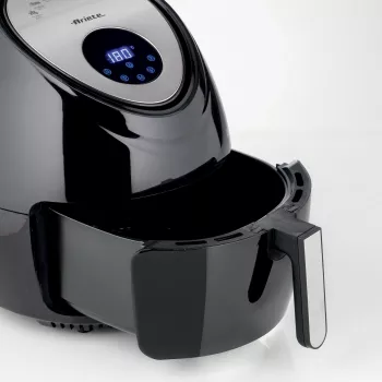 Ariete 4618 Airy Fryer XXL - kiertoilmakypsennin - 2,5 kg ranskalaisia - 7 litraa - ruoanlaitto ilman öljyä ja rasvaa - 1800 wattia - musta