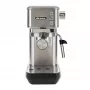 Ariete 1380 Metal kahvinkeitin, sopii kahvijauheelle ja ESE-padeille, 1300 W, 1,1 l säiliötilavuus, 15 bar paine, ½ kupin suodatin, Cappuccinatore, hopea