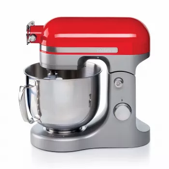 Ariete Moderna punainen yleiskone, pöytämikseri, punainen, vatkaus, vaivaus, sekoitus, 5,5 l, kiertosäädin, alumiini