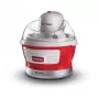 Ariete 643 jäätelökone Party Time, jäätelökone, 12 W, 1,5 l kapasiteetti, irrotettava kaksoiseristetty säiliö, valmistusaika 30 minuuttia, kansi ainesosien lisäämiseen, punainen