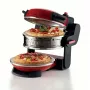 Ariete 927 Pizzeria, kaksoispizzauuni, 2 pizzaa 4 minuutissa, 2300 W, 2 tulenkestävää kiveä, 2 termostaattia, halkaisija 32 cm, 5 kypsennysastetta, 2 ruostumatonta teräslastaa, punainen