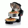 Ariete 927 Pizzeria, kaksoispizzauuni, 2 pizzaa 4 minuutissa, 2300 W, 2 tulenkestävää kiveä, 2 termostaattia, halkaisija 32 cm, 5 kypsennysastetta, 2 ruostumatonta pizzalastaa, punainen