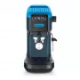 Ariete 1399 espressokeitin, kahvijauheelle ja ESE-padeille, 1300 W, 1,1 l tilavuus, 15 baarin paine, suodatin 1, 2 kupille ja ESE-padeille, cappuccino, sininen