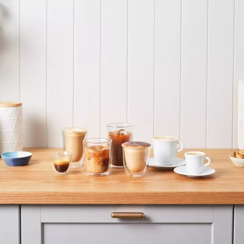 De’Longhi SC319 kahvilasi läpinäkyvä 2 kpl 490 ml