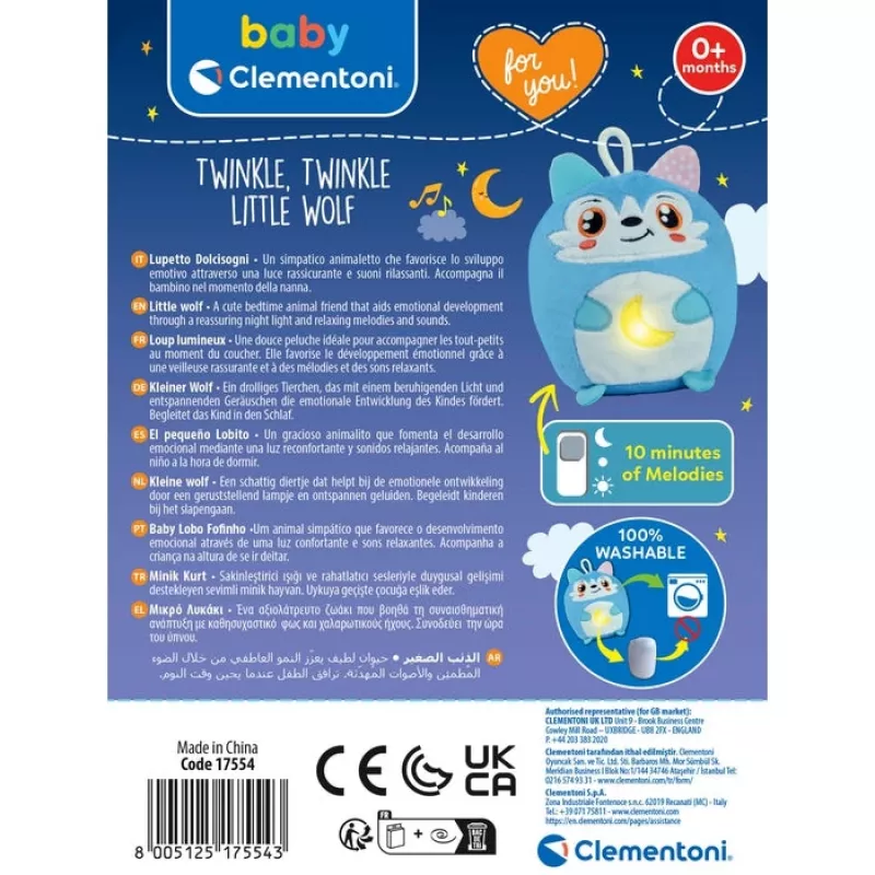 Clementoni Disney Baby 17554 pehmolelu