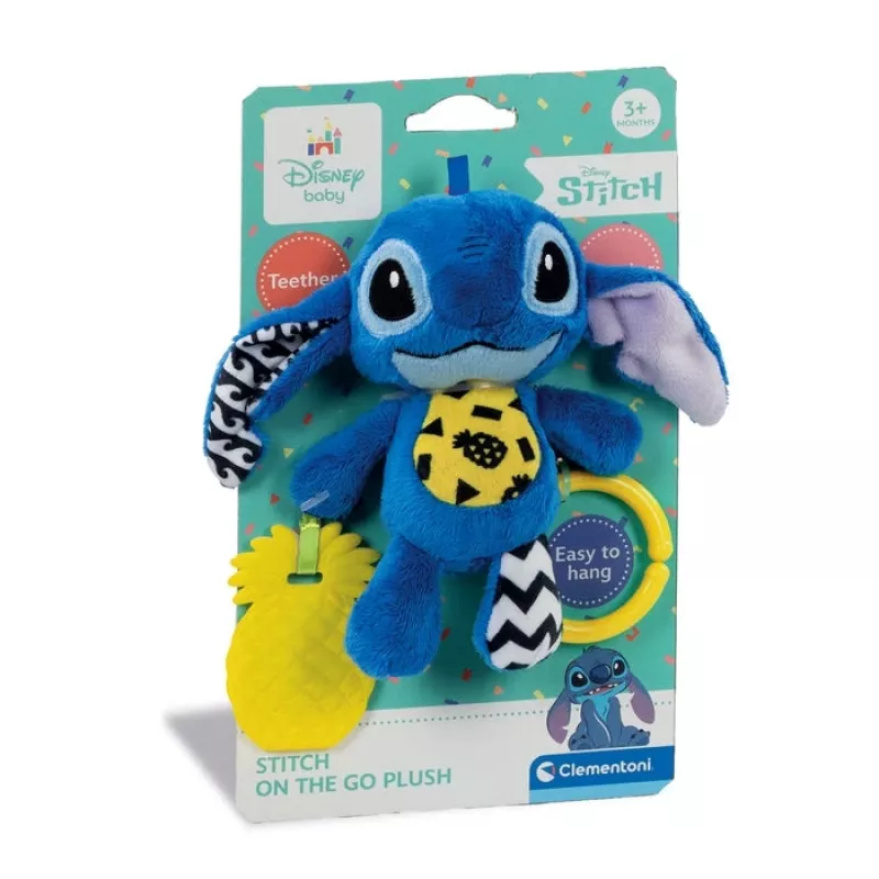 Clementoni Disney Baby Stitch Soft Rattle Baby roikkuva lelu