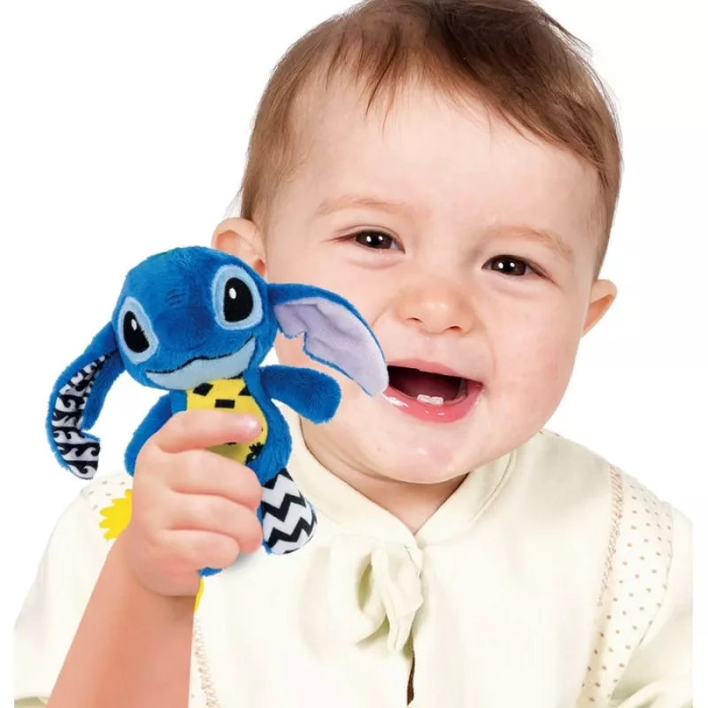 Clementoni Disney Baby Stitch Soft Rattle Baby roikkuva lelu