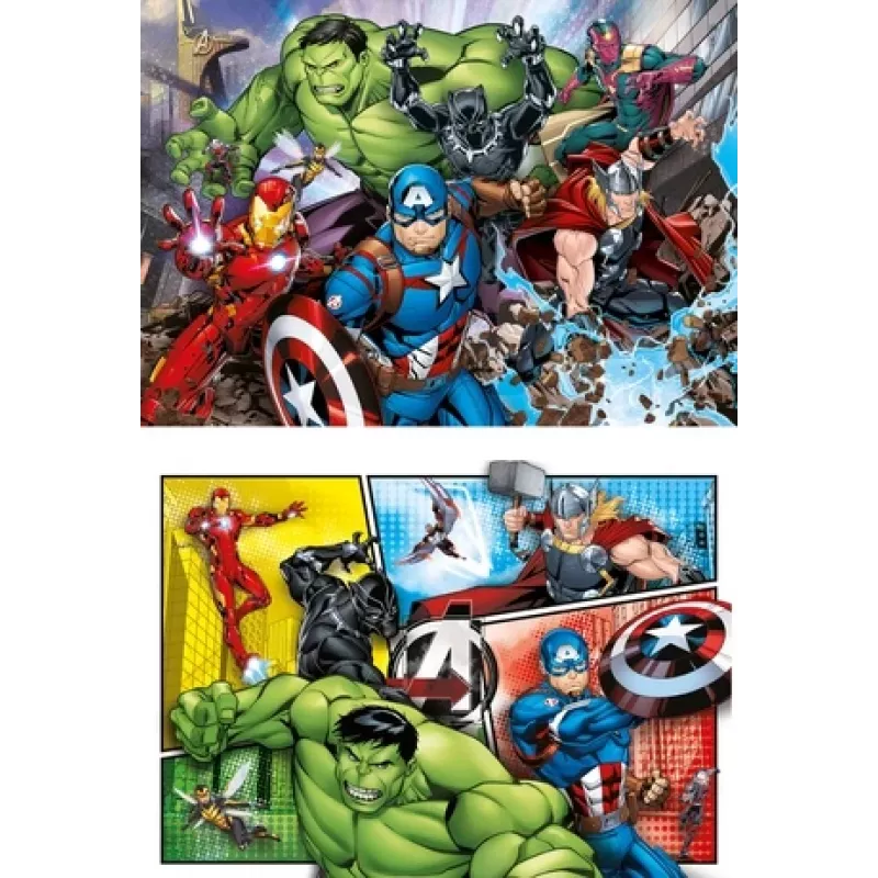 Clementoni palapeli 2x60 palaa, The Avengers (21605)
